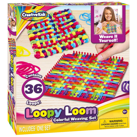 Creative Kids Loopy Loom Colorful Weaving Set For Kids 6+