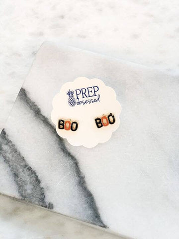 'Boo' Signature Enamel Studs