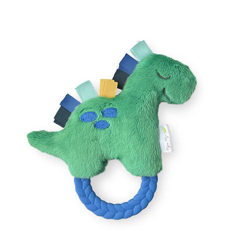 NEW Dino Ritzy Rattle Pal™ Plush Rattle Pal with Teether