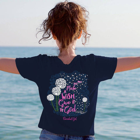 Cherished Girl Womens T-Shirt Dandelion