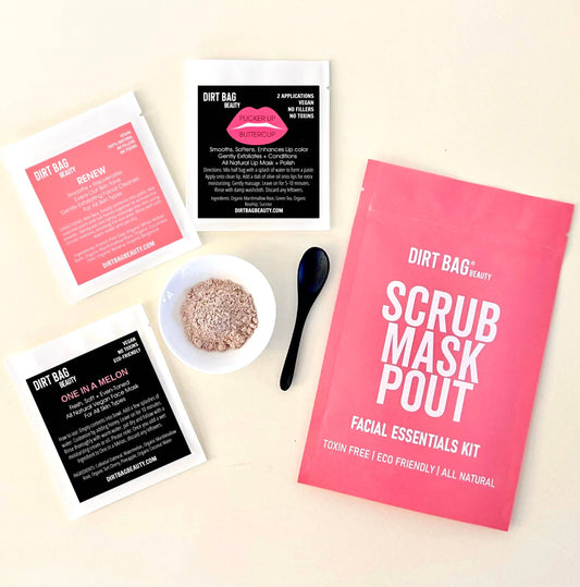 Scrub Mask Pout Facial Kit
