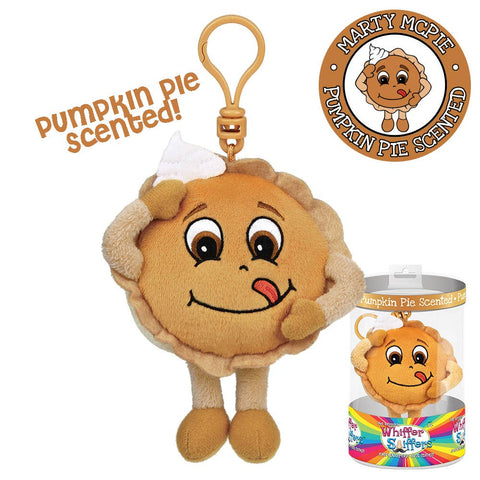 Marty McPie pumpkin pie scented backpack clip