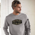 HOLD FAST Mens Long Sleeve T-Shirt Hold Fast Crest
