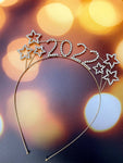 2022 Gold Crystal Rhinestone Star Headband
