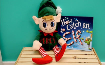 Personalized Elf with Book 2021