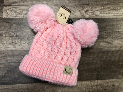 Adult Double Pom C.C. Beanie