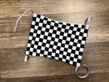 Moisture Wicking Mask - Race Flag