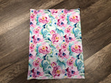 Gaiter Mask - Watercolor Flowers (Pink & Blue)