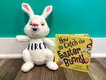 Personalized Easter Bunny with Book