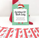 "Christmas Elf Made Easy" Cards