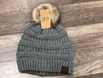 Classic Fur Pom C.C. Beanie