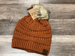 Classic Fur Pom C.C. Beanie