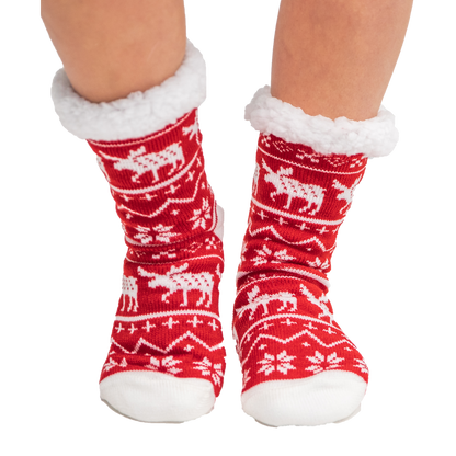 Nordic Moose Plush Sock
