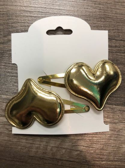 Shiny Valentine’s Hair Clips