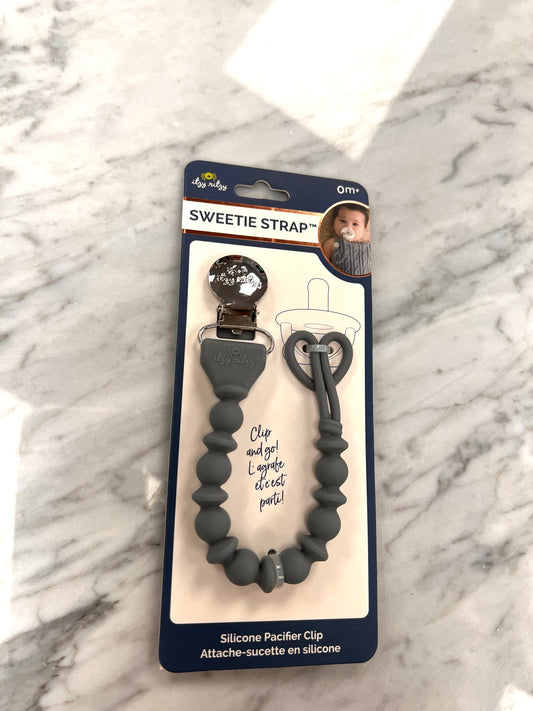 Sweetie Strap™ Silicone One-Piece Pacifier Clips