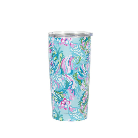 Lilly Pulitzer Thermal Mug, Aqua La Vista