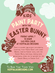 Kids Paint Party with the Easter Bunny
