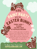 Kids Paint Party with the Easter Bunny