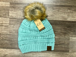 Classic Fur Pom C.C. Beanie