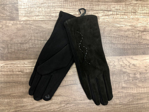 C.C. Beanie Adult Suede Glove with SmartTips Technology