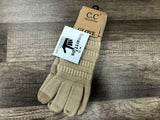 C.C. Beanie Adult Knit Gloves with SmartTips Technolog