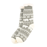 Nordic Bear Plush Sock
