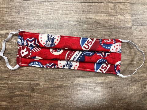 Adult Mask - Republican Buttons