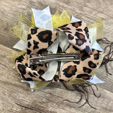 Cheetah Prints Large Boutique Bow