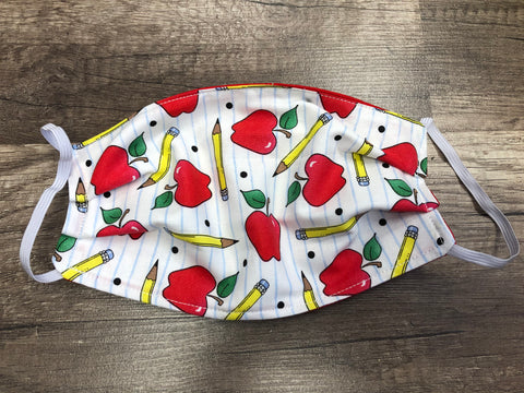 Apple and Pencil Mask