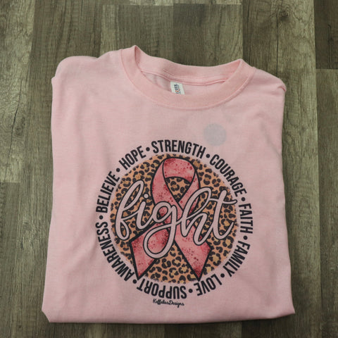Keffalas Designs Breast Cancer Awareness (Pink) LS T-Shirt