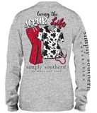 Simply Southern Long Sleeve Scrub Life T-Shirt