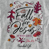 Cherished Girl Womens Long Sleeve T-Shirt Fall for Jesus