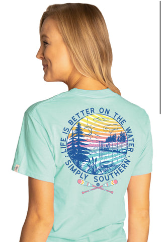 Simply Southern Life is Better Water T-Shirt