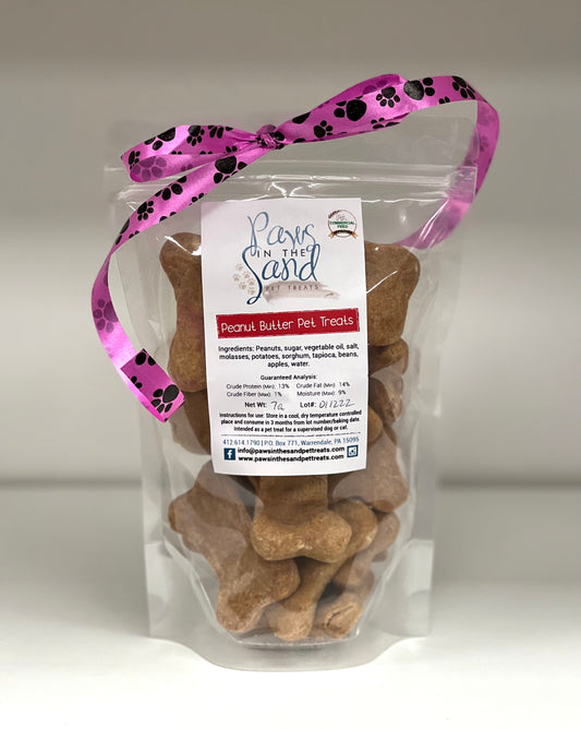 Peanut Butter with Carob Dog Treats 7oz