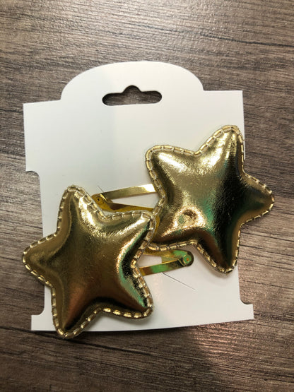 Shiny Valentine’s Hair Clips