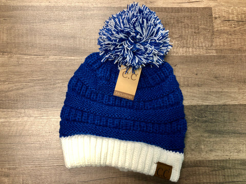 Game Day Pom C.C. Beanie