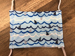 Moisture Wicking Mask - Sharks & Waves