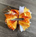 Candy Corn Large Boutique Bow