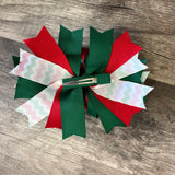 Red & Green Bow