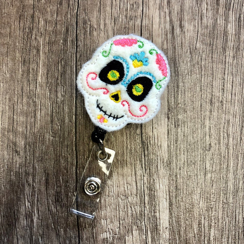 Candy Scull Badge Reel