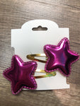 Shiny Valentine’s Hair Clips