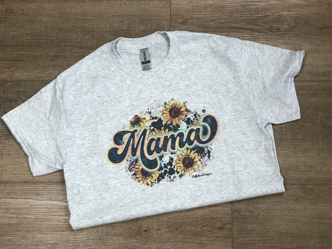 Keffalas Designs Short Sleeve T-Shirt-Mama Cow
