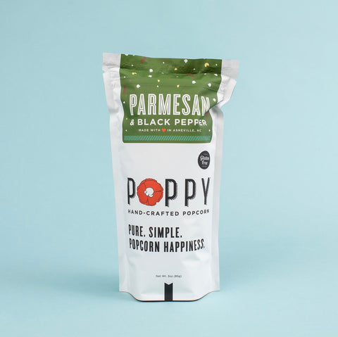 Poppy Parmesan & Black Pepper Popcorn
