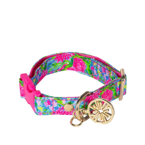 Lilly Pulitzer Dog Collar Small/Medium, Bunny Business