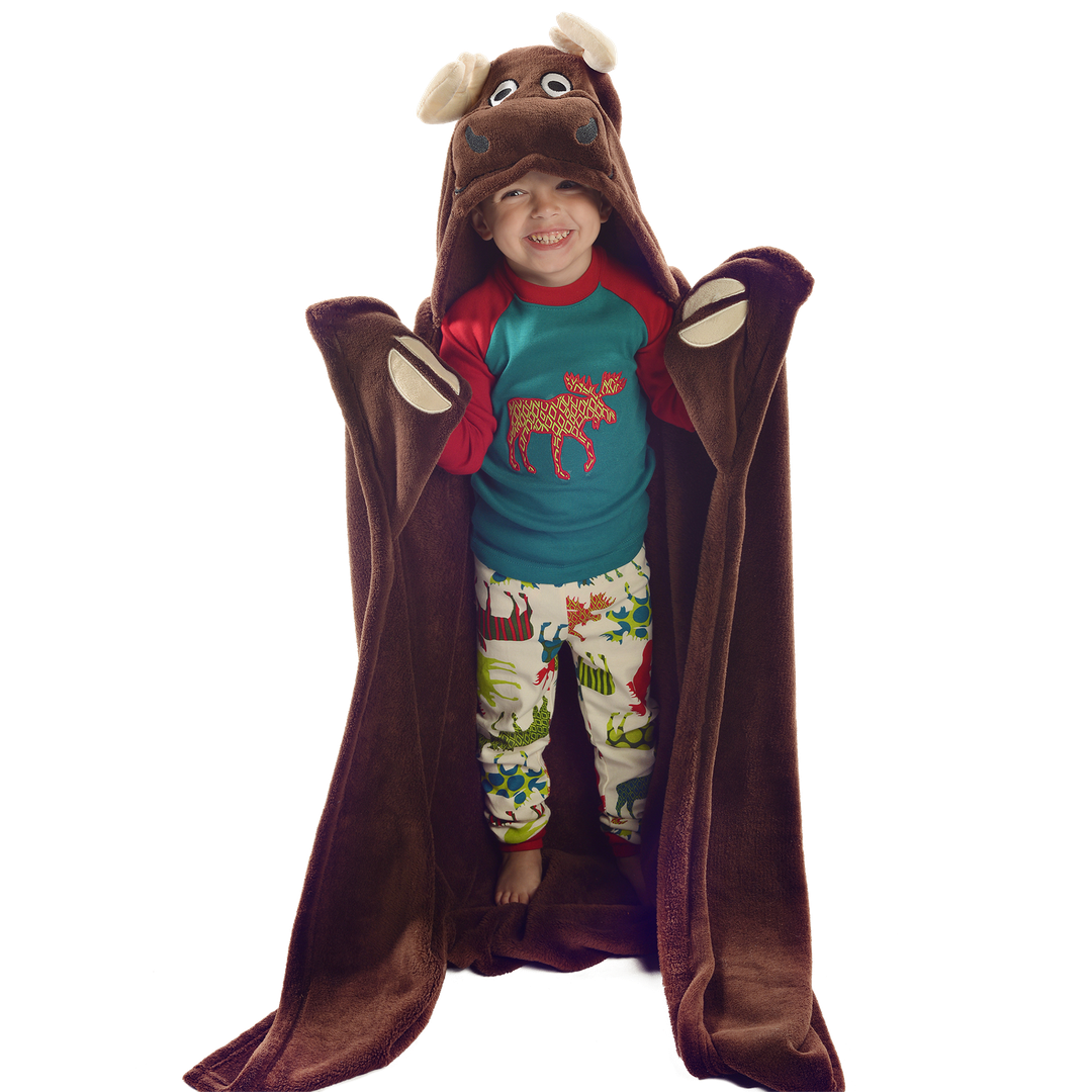 Moose Critter Blanket