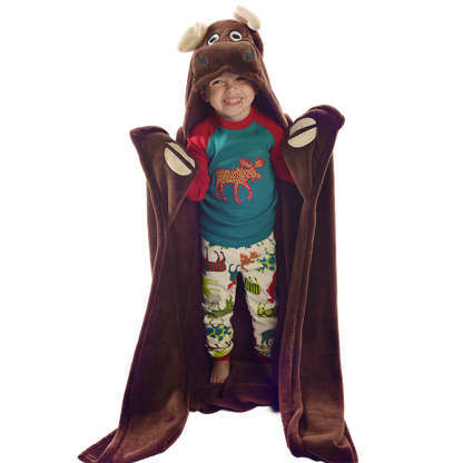 Moose Critter Blanket