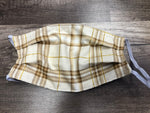 Gold Plaid Mask