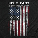 Hold Fast Mens Zip Hooded Sweatshirt Hold Fast Flag