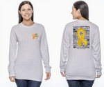 Aria Joy Warrior Ribbon Long Sleeve T-Shirt