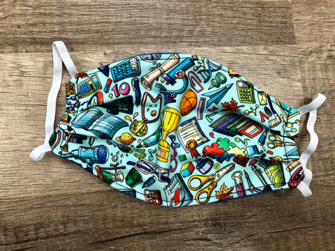 Back to School Blue Mask